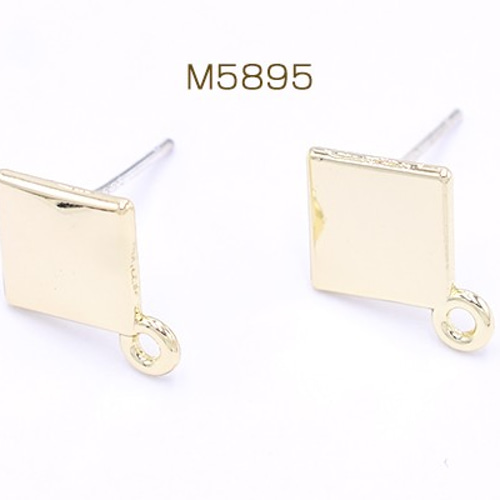 K18 18金 空枠 スクエア6mm ペンダント空枠『日本製』 金具