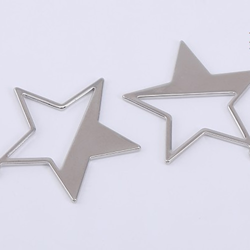 DoDo 星型チャーム M6983-G 20個 メタルチャーム 星型 1カン 22×24mm 2X【10ヶ】 チャーム