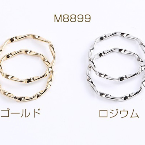レンページ フープ変更 M8899-R 18個 コネクターパーツ ツイストフープ 1.6×20mm 3X（6ヶ