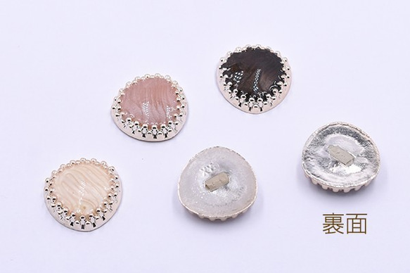 A2363-3 20個 高品質デコパーツ アクリルパーツ 三角 24×24mm エポ付き 2X【10ヶ】 2枚目の画像