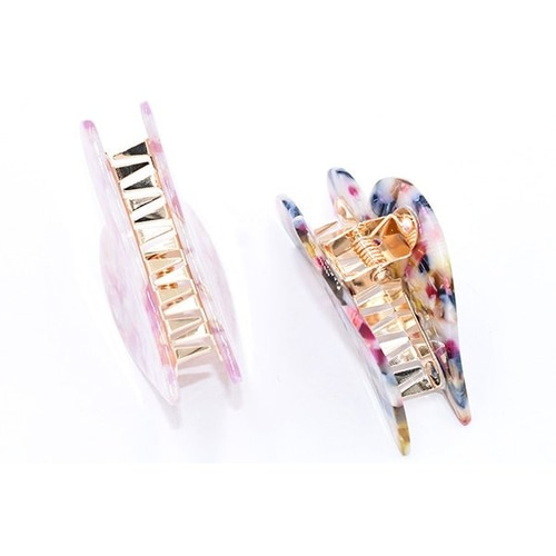 HOLIDAY×para jewelry ハート型フープヘアクリップ 新春セール】ヘアクリップ 大 ハート形 クリップ 髪留め ハート
