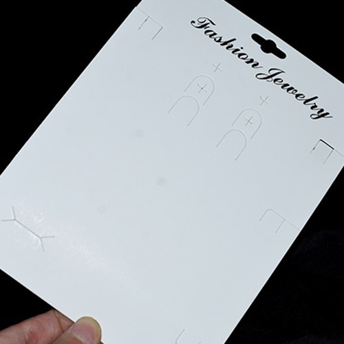 Q574 40枚 アクセサリー台紙 多用途ペーパータグ 14×19cm 2X【20枚  