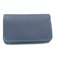 三つ折り財布　小さな財布　最小財布　本革　日本製　レザーウォレット　財布 2枚目の画像