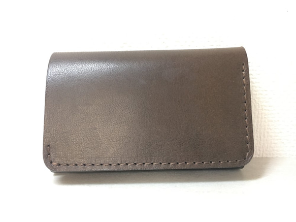 三つ折り財布　小さな財布　最小財布　本革　日本製　レザーウォレット　財布 6枚目の画像
