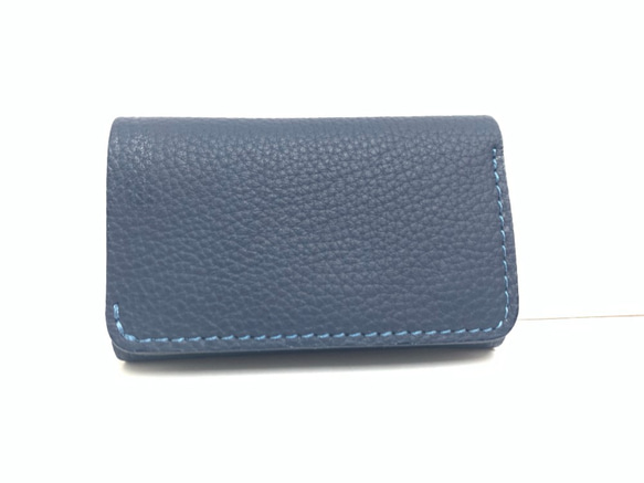 三つ折り財布　小さな財布　最小財布　本革　日本製　レザーウォレット　財布 2枚目の画像