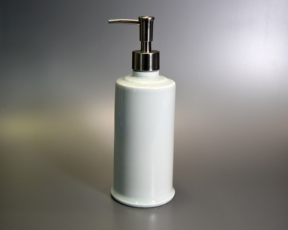 ★激レア希少！1900s★ NY ソープディスペンサー 陶器 絞り器 セット ☆激レア希少！1900s☆ NY ソープディスペンサー 陶器 絞り器 セット