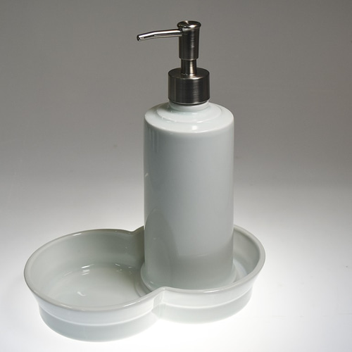 磁器のディスペンサー Base 磁器 陶器 アルコール消毒ディスペンサー