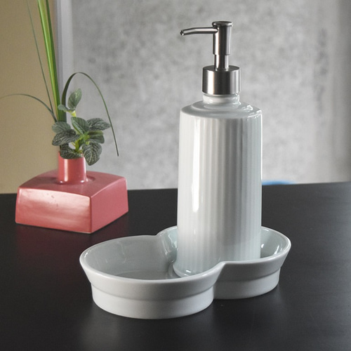 磁器のディスペンサー Sinogi 磁器 陶器 アルコール消毒ディスペンサー