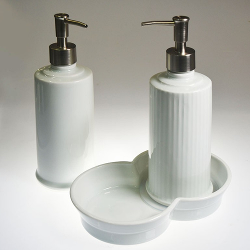 ★激レア希少！1900s★ NY ソープディスペンサー 陶器 絞り器 セット ☆激レア希少！1900s☆ NY ソープディスペンサー 陶器 絞り器 セット