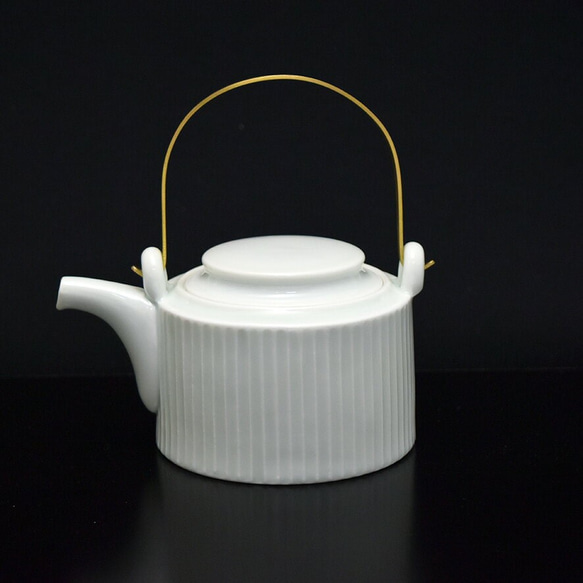 土瓶 急須 Sinogi 新茶の季節に 陶器 磁器食器 茶器 メタルハンドル