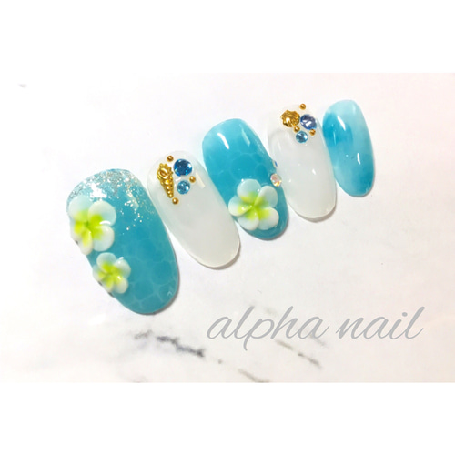 プルメリアネイル ネイルチップ（つけ爪） alpha nail 通販 7459563