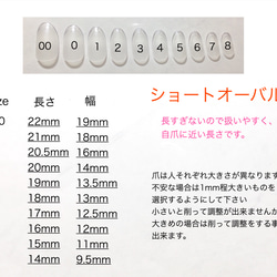 シェル埋め尽くしネイルチップ 3枚目の画像