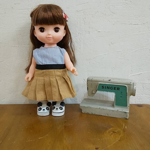 パンダ】メルちゃん ソランちゃん など 素足にぴったりサイズの靴 5.5