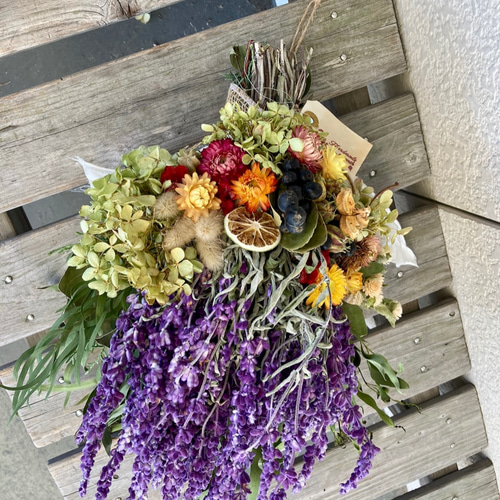 ◇ドライフラワー◇アメジストセージナチュラルスワッグ❤️ラスト