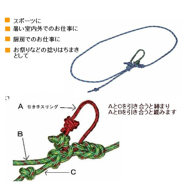 汗止めヘッドバンド 1枚目の画像