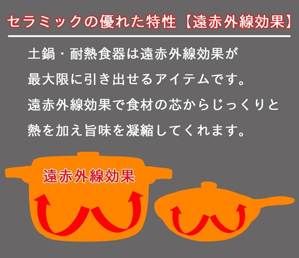 【送料無料】ペット似顔絵・名入れキャセロール 鍋 20cm 　1匹 （ガス＆IH使用可能） ypet5 3枚目の画像