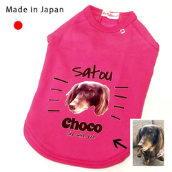 【送料無料】チカチカ顔面DOG WEAR pet36 4枚目の画像