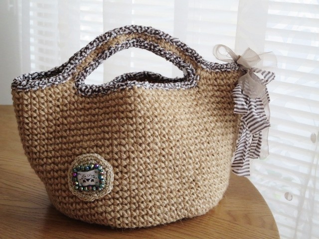 麻ひもバッグの新しい魅力♡使うたびテンション上がる「カワイイ！♡」2922
