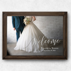 結婚式のウエルカムボードに♡ no45 写真ウェルカムボード 結婚式 光沢写真仕上げ A3.A4 写真