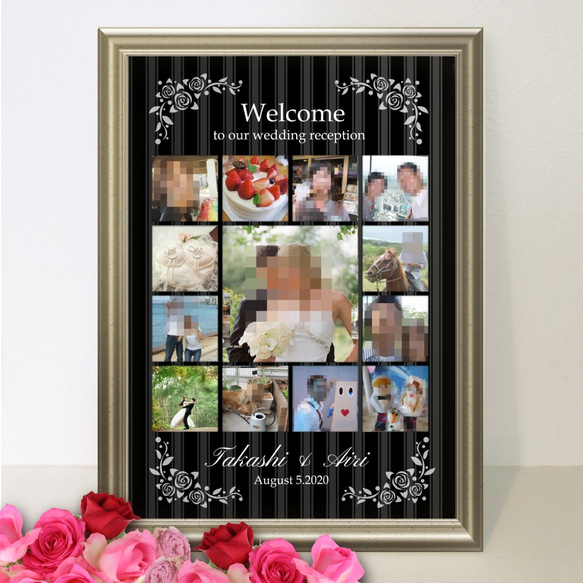 結婚式のウエルカムボードに♡ ウェルカムボード 結婚式 ウェルカムボード ちえ 通販 15097559