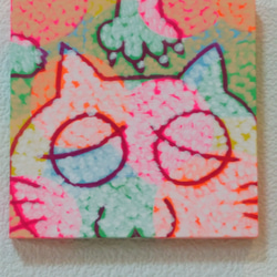 デニムアートパネル リメイクデニム 絵画 アオイタマヨ 通販 9599942