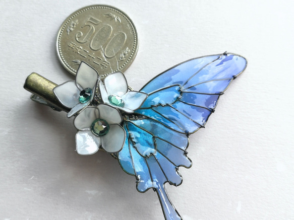 Four seasons butterfly hair clip 第6張的照片