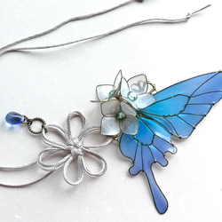 Four seasons butterfly hair stick / hair comb 第2張的照片