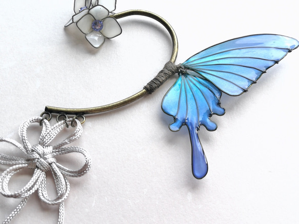 Japanese Fourseason  colored Butterfly ear cuff 第2張的照片