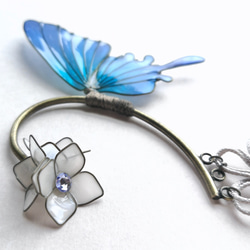 Japanese Fourseason  colored Butterfly ear cuff 第7張的照片