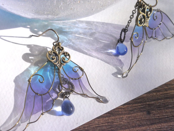 【Windine】 Water spirit pierced earrings 第2張的照片