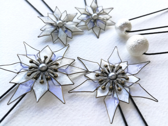 Frozen＊Fractal-II ⁂ snowflakes U pin set 第4張的照片