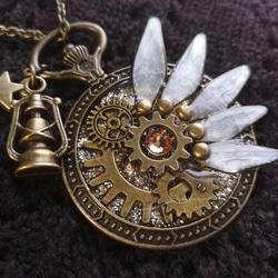 Ornithopter⁑Auto(Mechanism) Wing Pocket watch — Pendant 第3張的照片