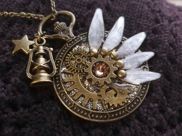 Ornithopter⁑Auto(Mechanism) Wing Pocket watch — Pendant 第3張的照片