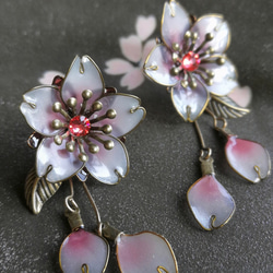 Cherry blossom (SAKURA) --  pierced earring 第2張的照片