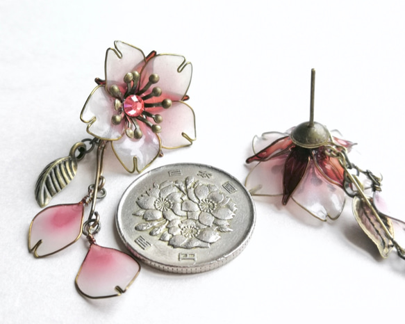 Cherry blossom (SAKURA) --  pierced earring 第7張的照片