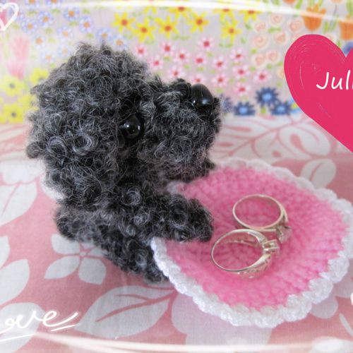 トイプードル あみぐるみ スマホポーチ ✨おうじろう様専用