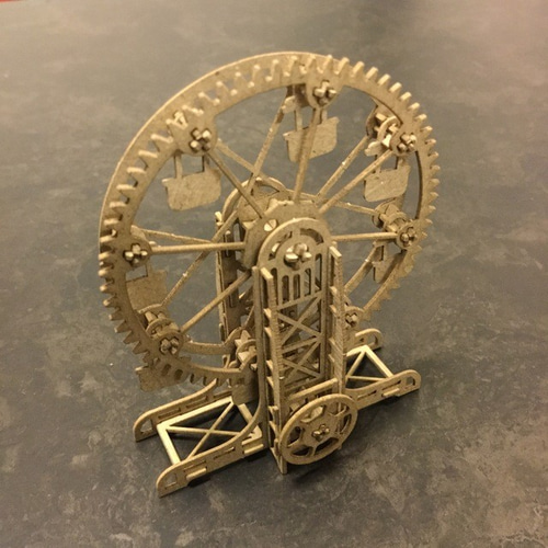 観覧車 ペーパークラフトキット 立体・オブジェ YoshidaFactory 通販