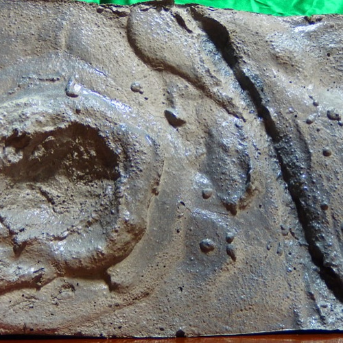 EX08.月面クレーター 試作 立体・オブジェ 地面士ルパート28号モルタ