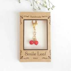 星に願いを ＊ 赤珊瑚と星のチャーム 4枚目の画像