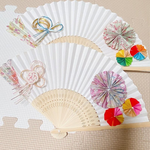 人気☆扇子プロップス 文字なし 新品 デザインお任せ 前撮り フォト