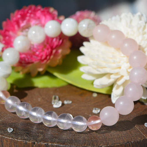 春色♡パステルネオンカラーのセレナイトブレス 春色♡パステルネオンカラーのセレナイトブレス 春色♡パステル