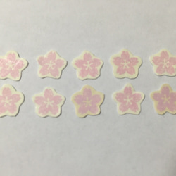 桜柄 ポチ袋 桜シール付き 10枚セット  和風ウェディングやお祝いに(*☻-☻*) 4枚目の画像