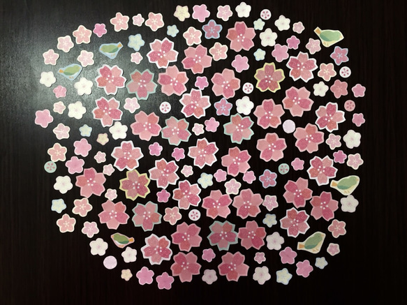 たっぷり150枚＋α♫桜のフレークシール♡ 2枚目の画像