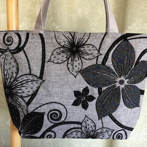 ビーズ刺繍バッグ ☆ベトナムビーズ刺繍バッグ☆ レッスンバッグ～普段使いバッグ(大容量