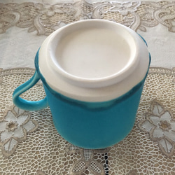 青の器   コーヒーカップ&ソーサー 4枚目の画像