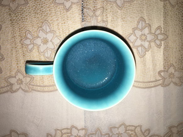 青の器   コーヒーカップ&ソーサー 5枚目の画像