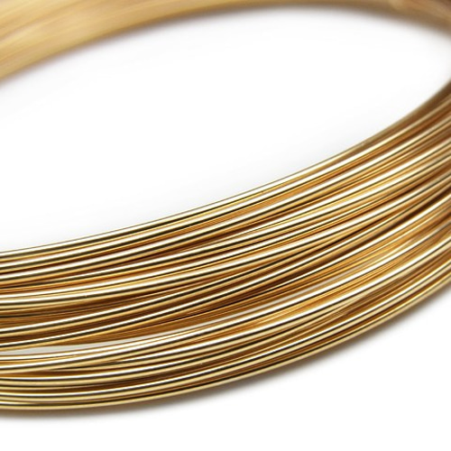 14KGF ワイヤー[ソフト] 22GA（0.64mm）【50cm販売】(14K