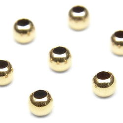 14KGF ビーズ 丸玉 2mm【10コ販売】(14K-BZ2 1枚目の画像