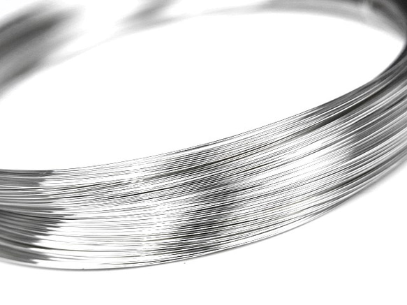 SILVER925 ワイヤー[ソフト] 28GA（0.32mm）【2m販売】(SV-W6S 1枚目の画像