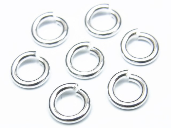 SILVER925 丸カン 太さ 1mm×サイズ 5mm【5コ販売】(SV-MC9 1枚目の画像